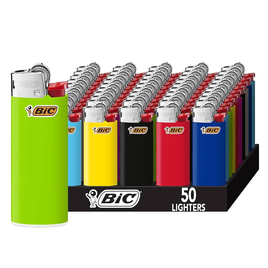 BIC Assorted Mini Lighters 50 Pack Bulk Wholesale Price - Smoke Shop Guru