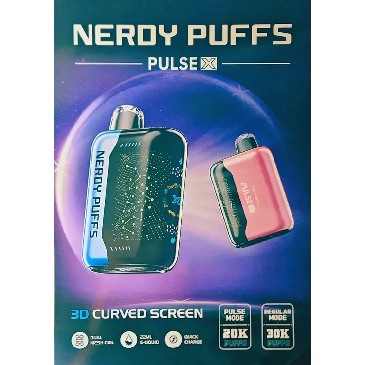 Nerdy Puff Pulse X 30k: New Vape Device at Smoke Shop Guru Nerdy Puff Pulse X 30k: New Vape Device at Smoke Shop Guru